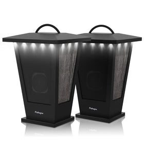 Pohopa outdoor Bluetooth speaker two-pack delivers immersive true stereo sound.