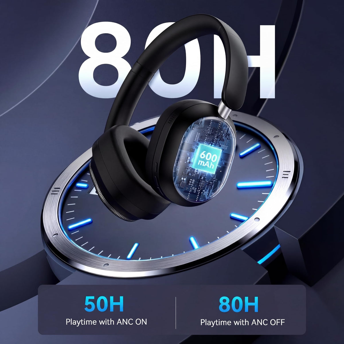 Pointcinco earcup memory foam close-up showing cushioned protein leather for long wear