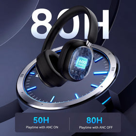 Pointcinco earcup memory foam close-up showing cushioned protein leather for long wear