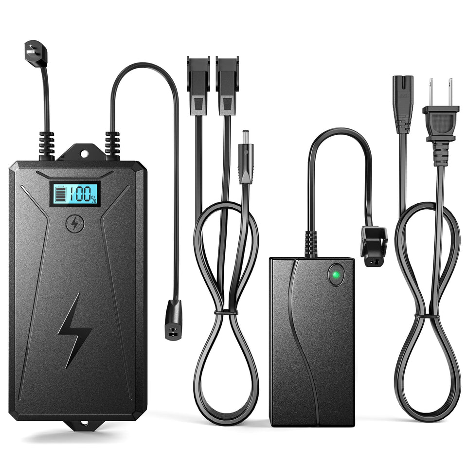 POJIFI battery pack for recliner, side view, compact design enables flexible placement