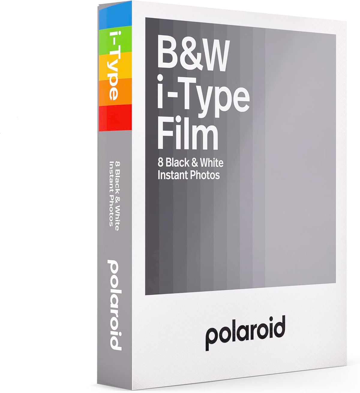 The Imaging World polaroid black & white emulsion close-up showing texture and tonal detail