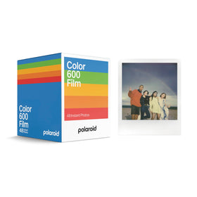 Polaroid Color Film 600 bulk pack box showing 48 photos, ideal for bulk shooting sessions.