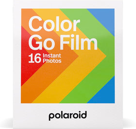 Polaroid GO camera shot setup showing compact, portable film format