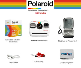 Polaroid GO color film double pack ready for instant prints on the go