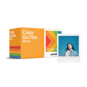 Polaroid Go color film with white frame ready for quick, vibrant instant memories.
