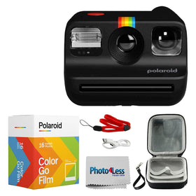 Polaroid black Go Gen 2 front view showing compact design and lens — Polaroid convenience