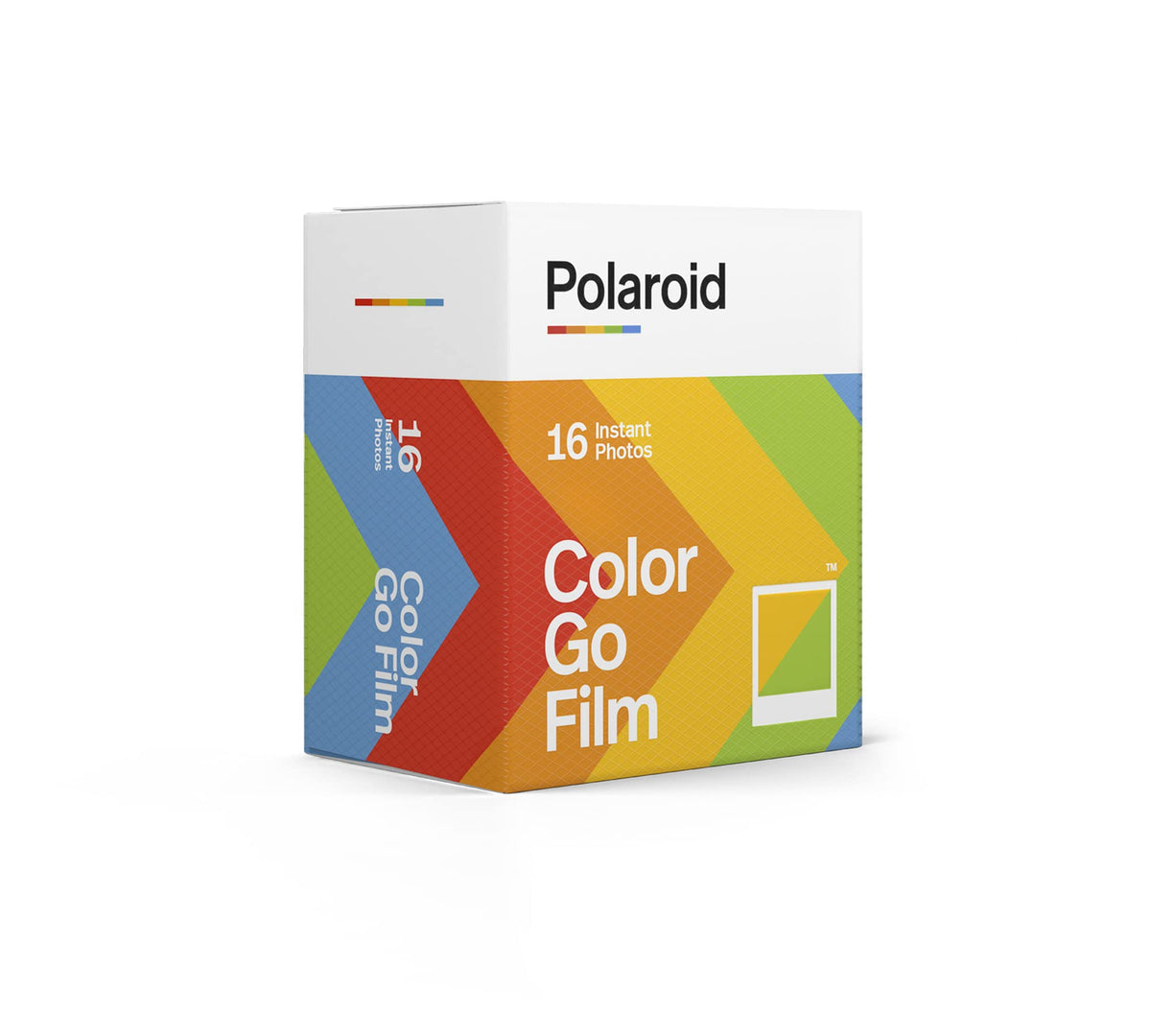 Polaroid Go glossy white frame close-up highlighting classic instant aesthetic