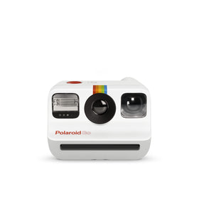 Polaroid Go selfie mirror aiding natural lighting and posing.