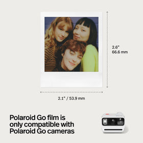 Bright natural light used to capture Polaroid Go photos outdoors.