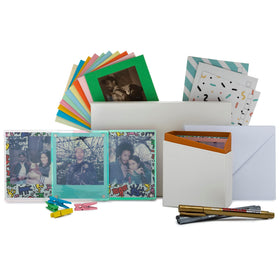Polaroid Go storage box bundle organized for travel and quick access to film