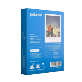 Polaroid gray 5-inch album front with pocket showing display benefit