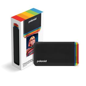 Polaroid Hi-Print 2x3 printer in black, front view for portable on-the-go printing.