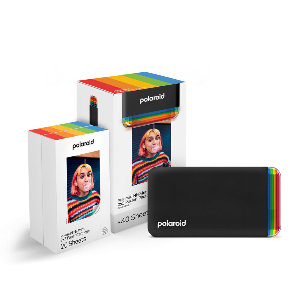 Polaroid Hi-Print bundle printer enables on-the-go photo printing with crisp results.