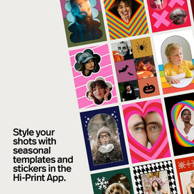 Hi-Print uses dye-sub technology for vibrant colors and sharp details.