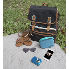 Polaroid IS048 box and accessories showing included items for immediate use