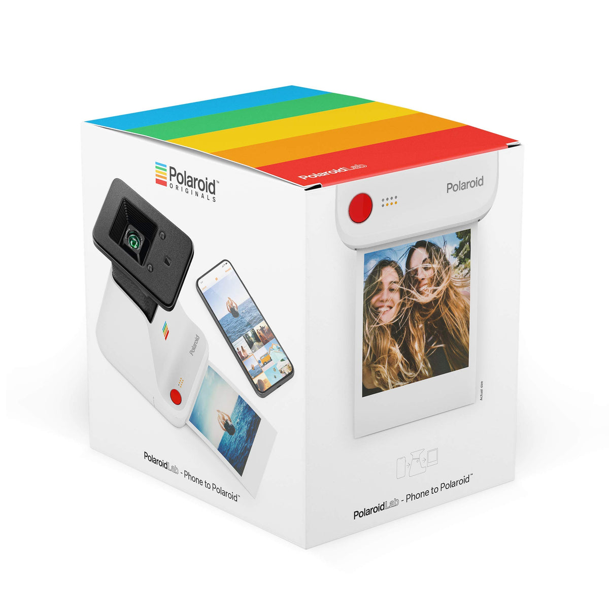 Polaroid Lab app collage feature enables personalized multi-print layouts.