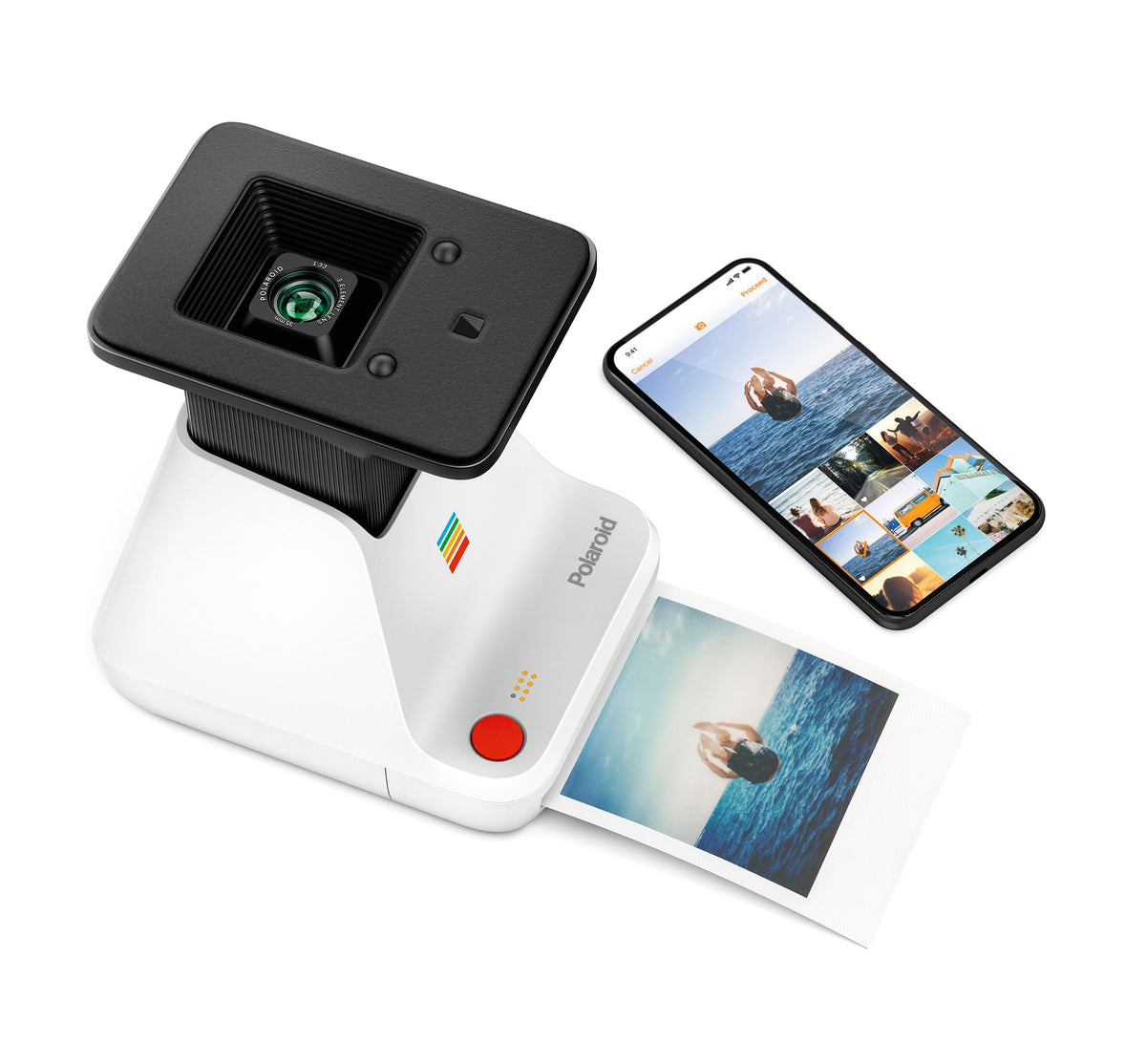 Polaroid Lab transforms smartphone photos into tangible prints for sharing and display.