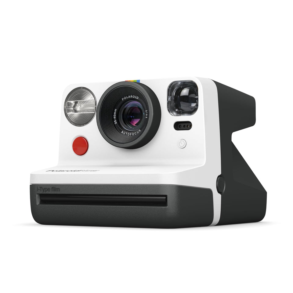 Polaroid Now 2 Gen Black product shot highlighting iconic design for instant memories.