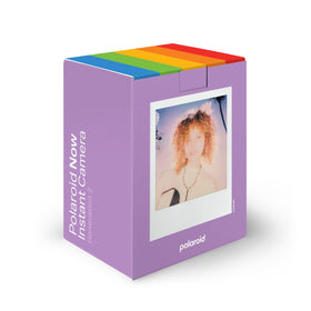 Polaroid Now 2nd Gen Purple neck strap included for easy carry