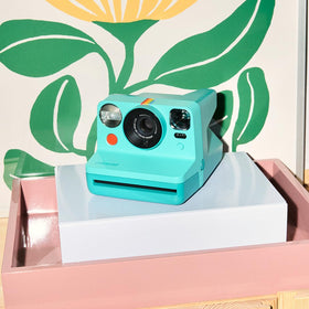 Polaroid Now 3rd Gen Teal iconic design with modern materials.