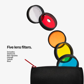Polaroid Now+ 2nd Gen White dual-lens autofocus aids precise framing.
