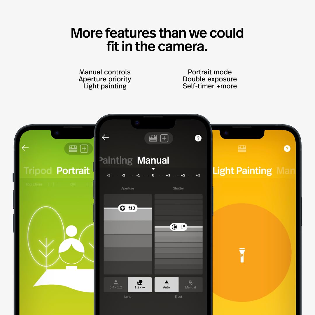 Polaroid Now+ 2nd Gen White lens filter kit enables in-camera mood shifts.