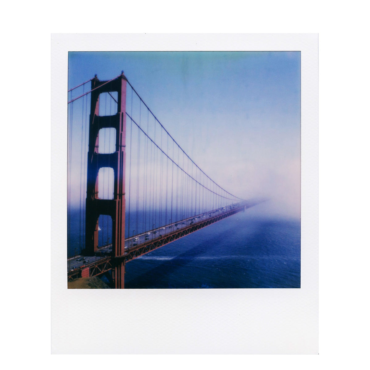 Developing process for Polaroid photos: exposure, 15 minutes development, shield from light.