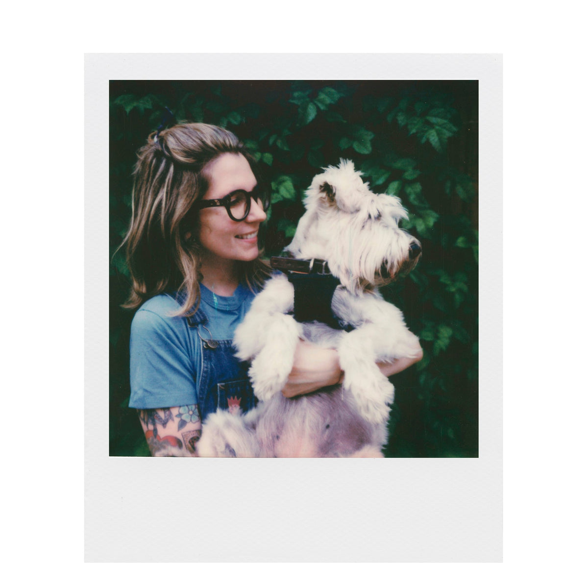 Classic white-framed Polaroid photos capture nostalgic prints.