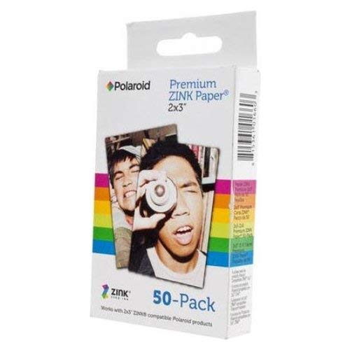 Polaroid Zink front packaging showing 2x3 prints and sticky-back convenience