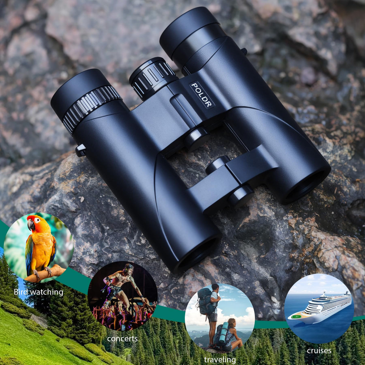 POLDR included accessories and box for convenient storage and travel readiness