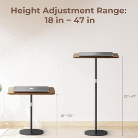 POLESTO base with EVA pad protecting floors and improving stability benefit