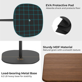 POLESTO in living room setting demonstrating versatile positioning and usability benefit