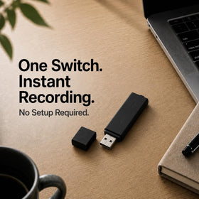 POLICE tech P USB voice recorder ready for everyday use