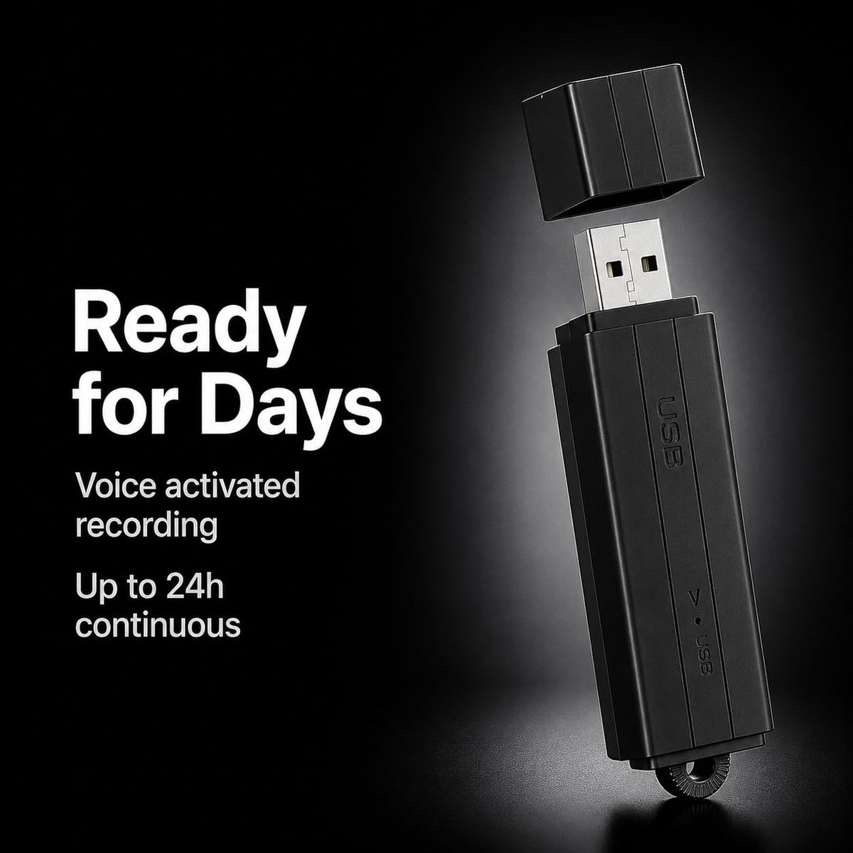 POLICE tech P USB voice recorder HQ options for higher fidelity