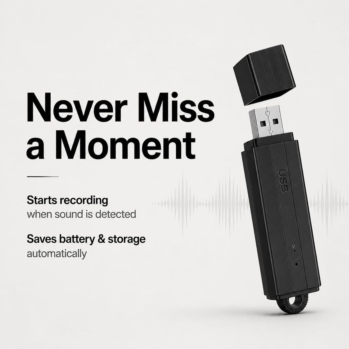 POLICE tech P USB voice recorder used during an interview