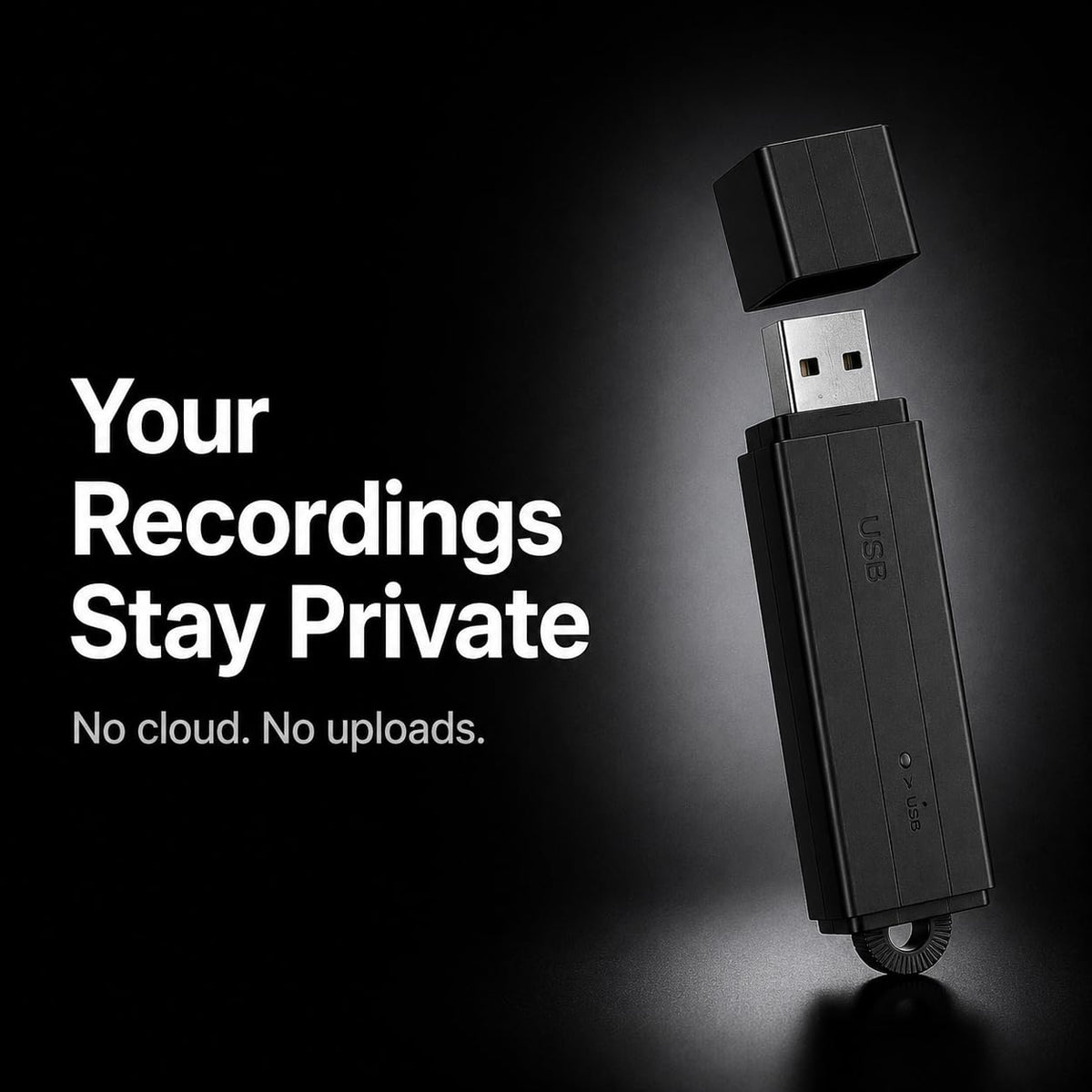POLICE tech P USB voice recorder compatible with Windows and Mac