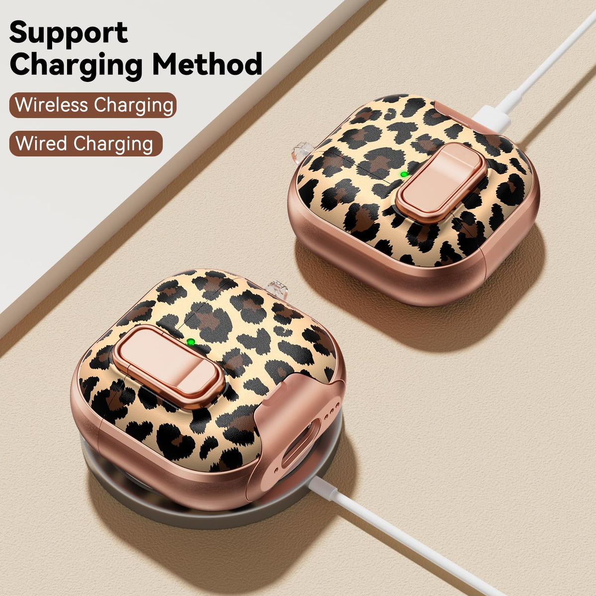 Polislime AirPods 4 keychain accessory for easy portability