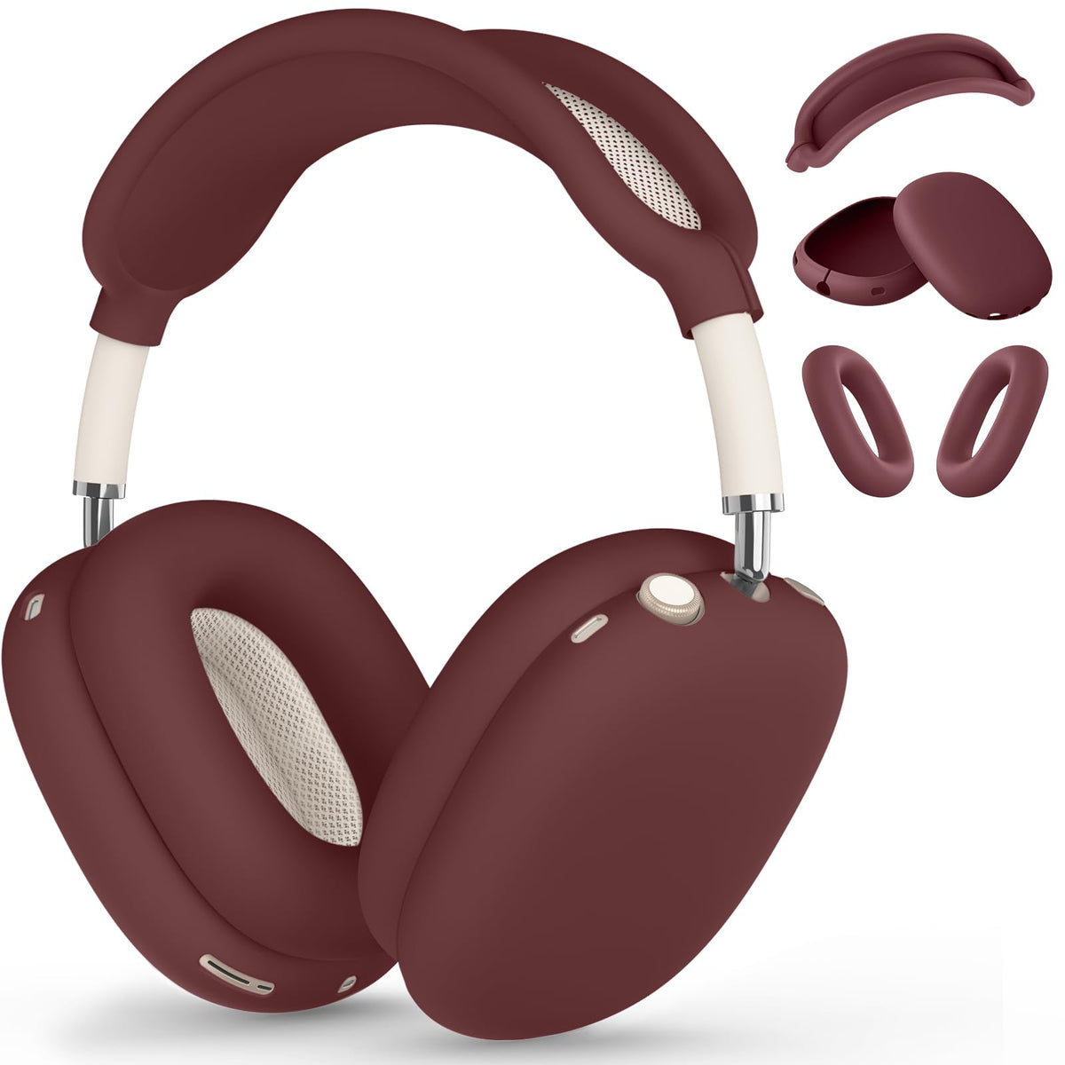 Polislime AirPods Max 2/1 silicone headband cover with soft touch and splash resistance