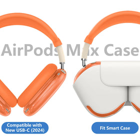 Polislime AirPods Max 2/1 top cover displays abrasion-resistant silicone layer.
