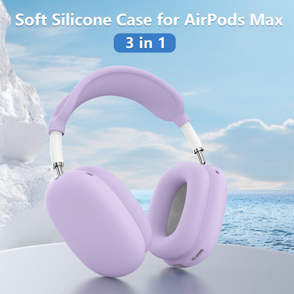 Polislime AirPods Max 2 earcups cover guards against scuffs and fingerprints.