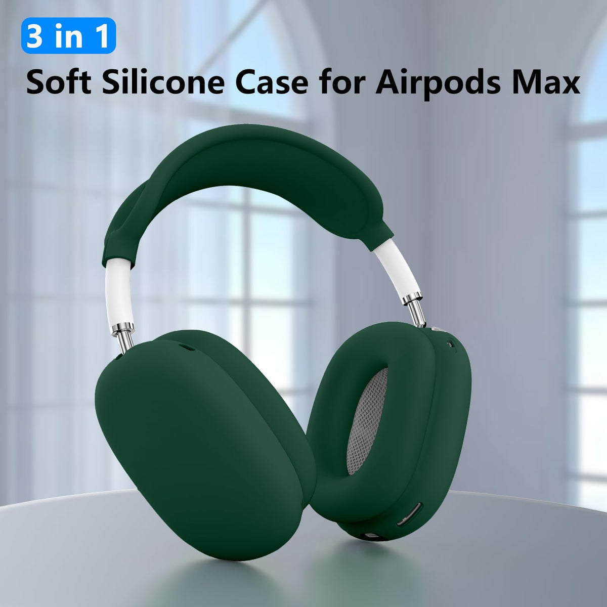 Polislime AirPods Max ear cup covers shield against scratches.