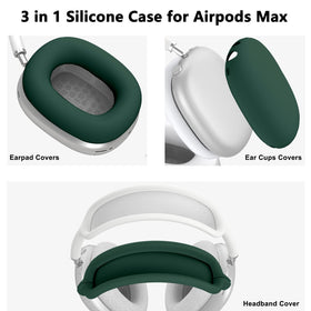 Polislime AirPods Max earpad covers reduce wear during use.