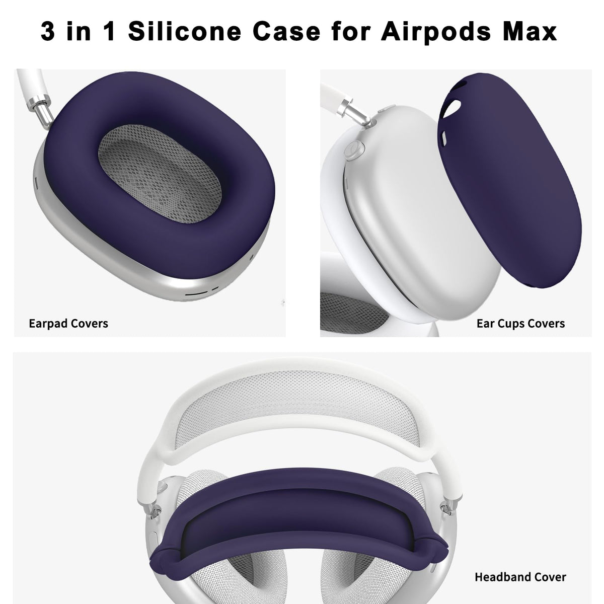 Polislime AirPods Max earpads covers stay clean during workouts.