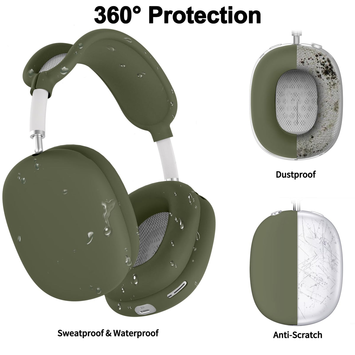 Polislime AirPods Max headband cover adds grip and protection