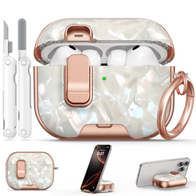 Polislime AirPods Pro 3 case with LED indicator keeps status visible during use.