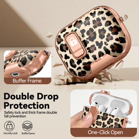 Polislime AirPods Pro 3 case with built-in stand enables hands-free use.