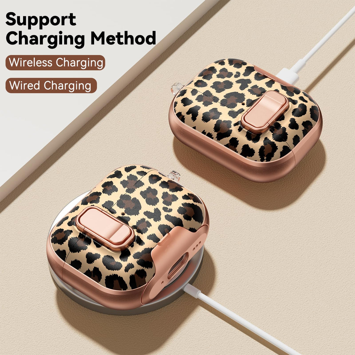 Polislime AirPods Pro 3 case precise charging port cutout supports wired or wireless charging.