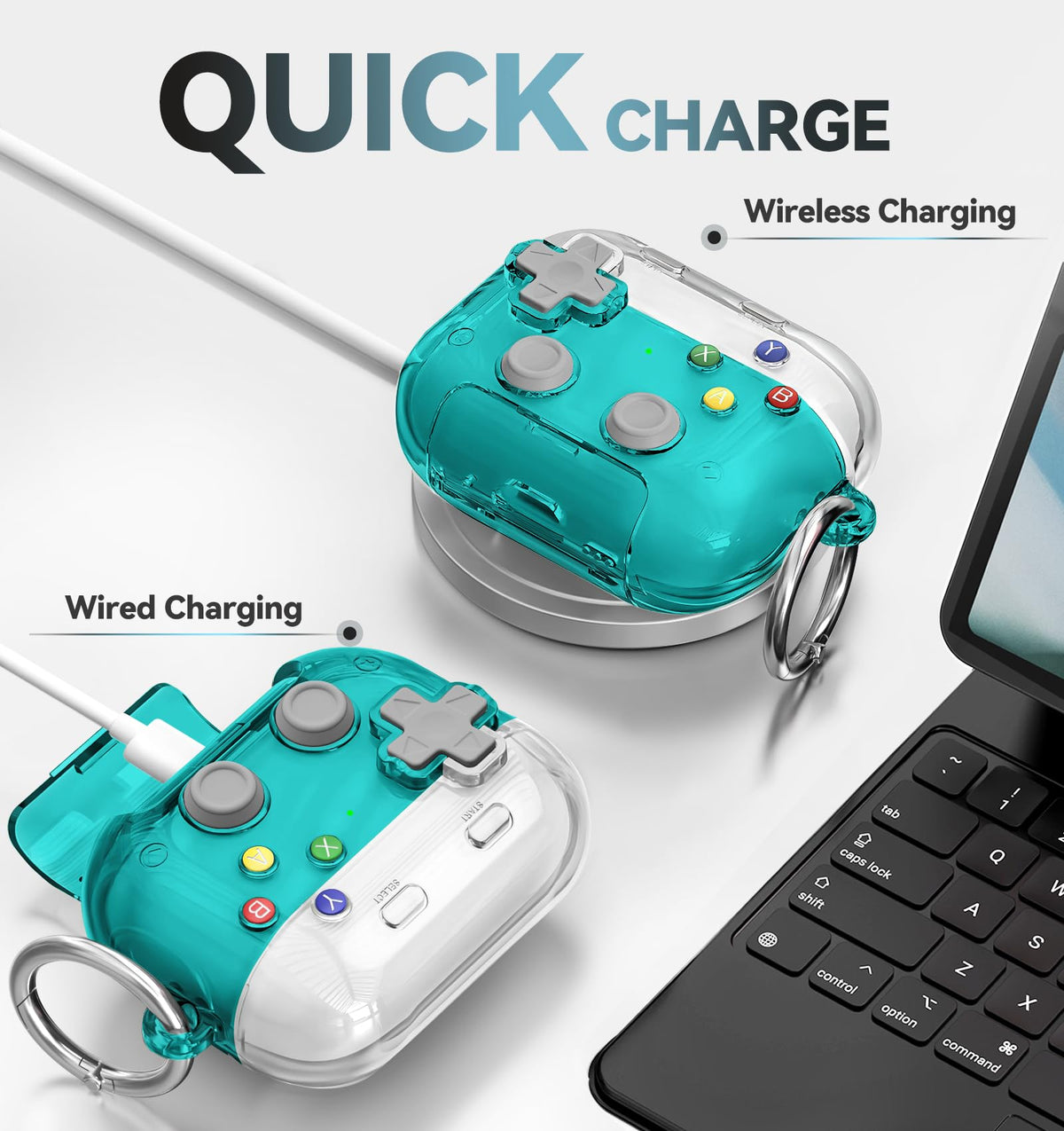 Polislime AirPods Pro 3 case clear-exterior shows original design