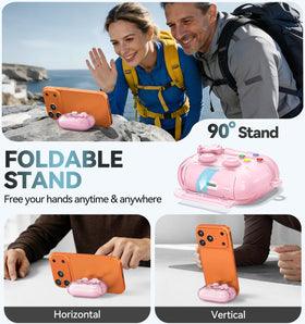 Polislime AirPods Pro 3 case in crystal-clear pink preserves original design
