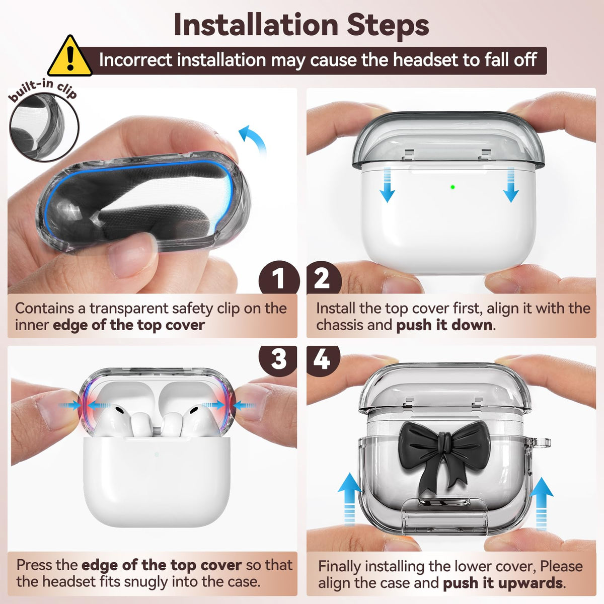 Polislime AirPods Pro 3 case provides dustproof and water protection for the port.